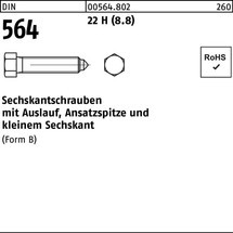 Reyher Sechskantschraube DIN 564 m.Ansatzspitze/Auslauf