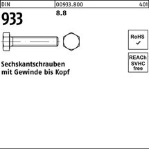 Reyher Sechskantschraube DIN 933 VG 8.8