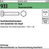 Reyher Sechskantschraube DIN 933 VG 8.8 feuerverz.