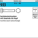Reyher Sechskantschraube DIN 933 VG A 4 - 80