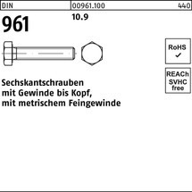Reyher Sechskantschraube DIN 961 VG 10.9