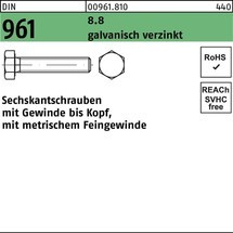 Reyher Sechskantschraube DIN 961 VG 8.8 galv.verz.