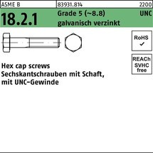 Reyher Sechskantschraube R 83931 m.UNC-Gewinde/Schaft