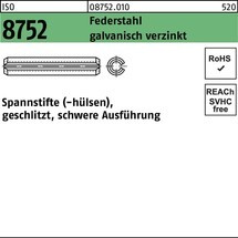 Reyher Spannstift ISO 8752 geschlitzt gal. verz.