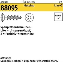 Reyher Spanplattenschraube R 88095 Liko m.Kreuzschlitz-PZ