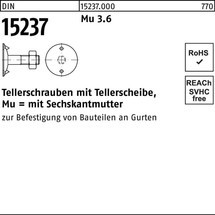 Reyher Tellerschraube DIN 15237 m.6-kantmutter
