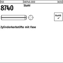 Reyher Zylinderkerbstift ISO 8740 m.Fasen