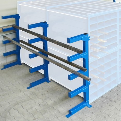 RR-Industrietechnik® Rayonnage cantilever pour étagère en nid d'abeille à 1 compartiment