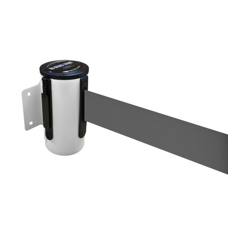 RS-GUIDESYSTEMS® Wandgurt-Kassette aus Metall, pulverbeschichtet, Auszugslänge 2,3 m