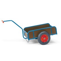 Ruční vozík fetra® s 1 nápravou, uzavřené bočnice