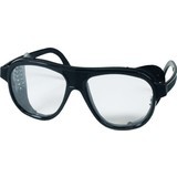 Schmerler Schutzbrille, EN 166 Bügel schwarz, Scheibe klar Nylon, Kunststoff