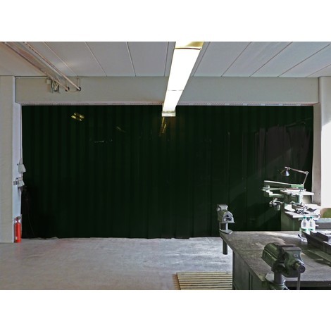 Schweißerschutz-Lamellenvorhang, Streifen 2x 300 mm