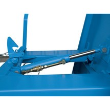 Sklápěcí brzda pro vyklápěcí zásobník Bauer®, nízká konstrukční výška