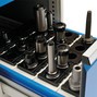 Skříň se zásuvkami na CNC nástroje Bedrunka+Hirth, 2 zásuvky, VxŠxH 1019 x 705 x 736 mm