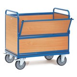 Skříňový vozík fetra® s dřevěnými bočnicemi