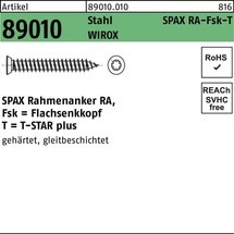 SPAX Rahmenanker R 89010 SEKO T-STAR plus 