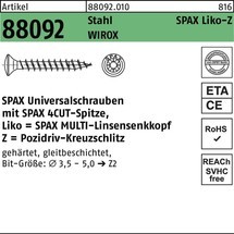 SPAX  Schraube R 88092