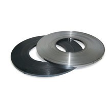 Stahlband, gebläut, 19 mm breit x 0,5 mm Stärke, in Scheibenwicklung, 2 Scheiben/VE