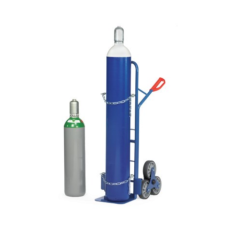 Stahlflaschen-Treppenkarre fetra®, Tragkraft 200 kg