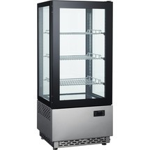 Stalgast Auftisch-Kühlvitrine PAN3L mit Umluftkühlung, 78 Liter