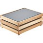 Stalgast Buffet-Box aus Akazienholz, 420x320x55 mm