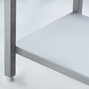 Stalgast Elektro-Griddleplatte als Standgerät - ½ glatt / ½ gerillt, Unterbau offen, 800 x 700 x 850 mm (BxTxH)