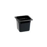Stalgast Gastronormbehälter, Polycarbonat, schwarz, GN 1/6 (150 mm)