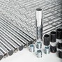 Stalgast Lagerregal aus verchromten Stahl, Abmessung 900x400x1800 mm (BxTxH)