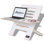 Standsome Slim White Wide Level Height Adjustable