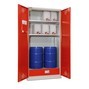 Steinbock® armadio di sicurezza per oli, con ripiani a griglia regolabile in altezza, chiusura a chiave, 1 vasca di raccolta