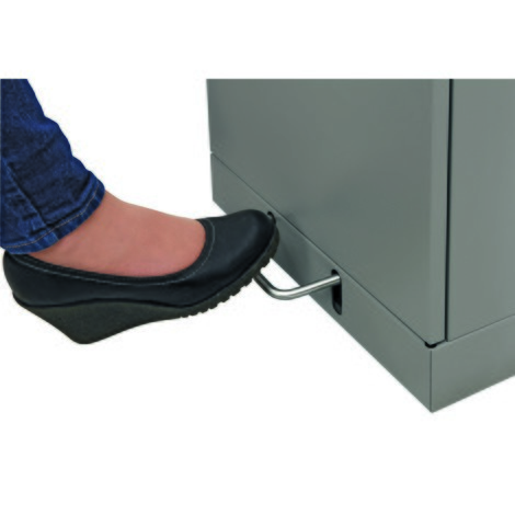 stumpf® kringloopafvalbak met voetpedaal, incl. afvalzakhouders