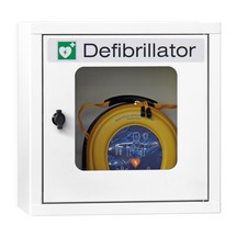 Szafka na defibrylatory z alarmem akustycznym
