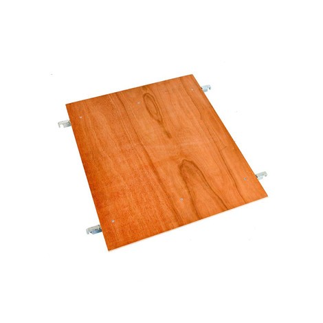 Tablette intermédiaire en bois pour conteneur à roulettes à 2, 3 ou 4 côtés