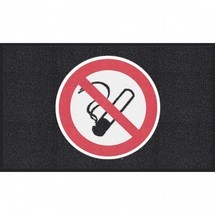 Tapis avec logo m2™ « Interdiction de fumer »