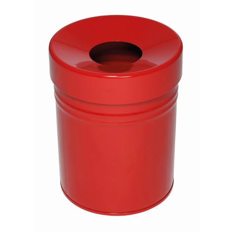TKG Abfallbehälter FIRE EX mit gleichfarbigem Deckel 