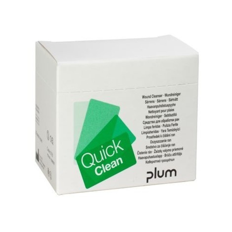 Toalhetes para limpeza de feridas de ameixa QuickClean