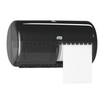 Tork 557008 Spender für Kleinrollen Toilettenpapier Farbe: schwarz