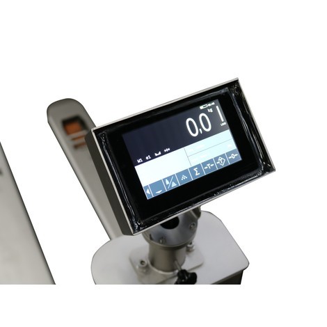 Transpallet pesatore in acciaio inox INOX PRO con display multirange Touch
