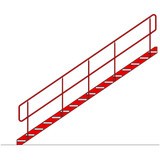 Treppe für Lagerbühnen-Modulsystem, Höhe bis 3.400 mm