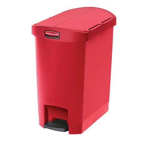 Tret-Abfallbehälter Rubbermaid Slim Jim® mit Pedal an der Schmalseite, Kunststoff