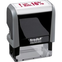 trodat® Textstempel Office Printy 4912 rot  TRODAT