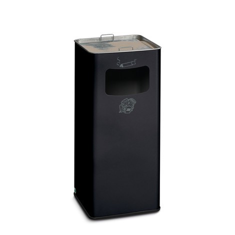 VAR® Ascher-Abfall-Kombination, Standmodell, 31,7 Liter