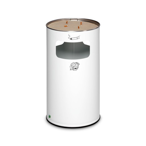 VAR® kombinovaný popelník a nádoba na odpad, stojanový model, 69,2 litru