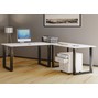 VCM Eck-Schreibtisch Lona, je Tischplatte BxT 1.100 x 500 mm, U-Füße