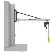VETTER IN unilift jib kran inclusive LIFLIFTKET elektrisk kedja hissa, vägg version