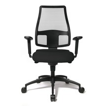 Vridbar kontorsstol Topstar® Synchro med nätrygg