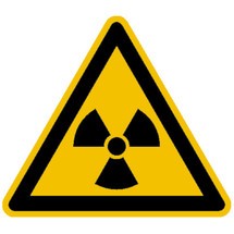 Warnschild – Warnung vor radioaktiven Stoffen