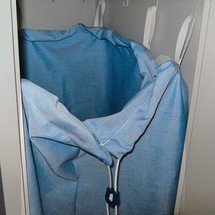 Wasgoedzak voor garderobe- en lockerkasten