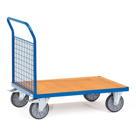 Wózek platformowy fetra® ze ścianą czołową z kratki