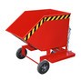 Wózek skrzyniowy uchylny Bauer®, z podwoziem i kieszeniami wjazdowymi